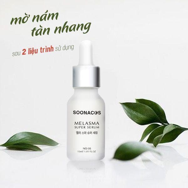 Serum nám mờ tàn nhang SOONACOS (MELASMA SUPER SERUM)