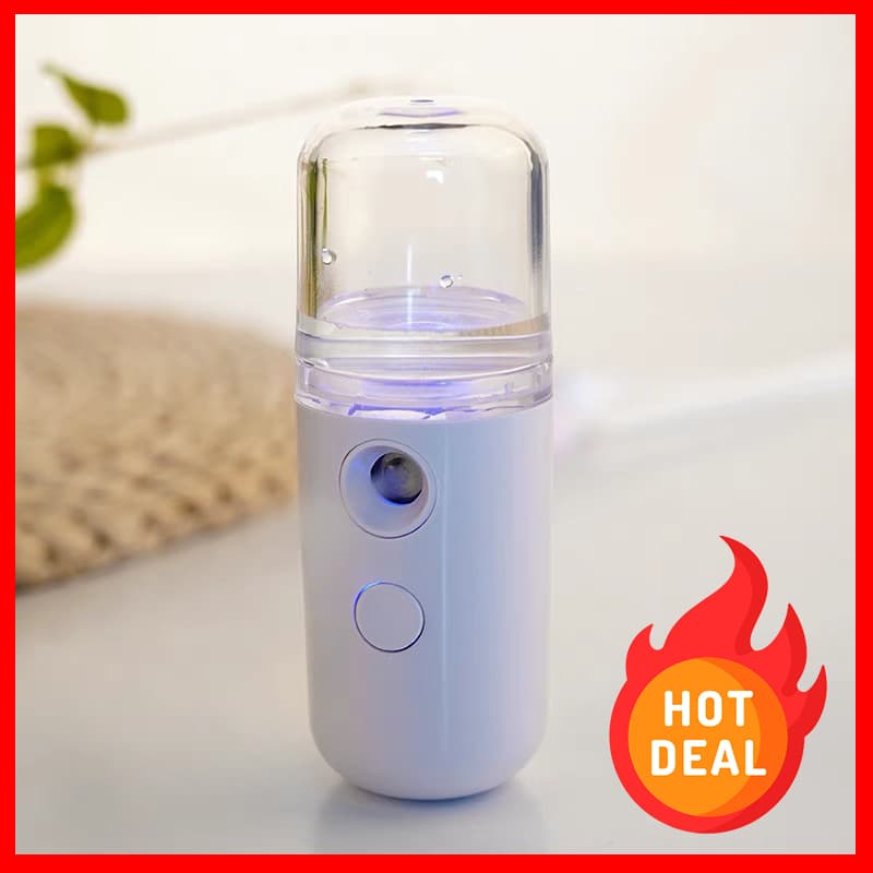 Máy phun Sương Nano Mini Máy xịt khoáng nano mini Dưỡng DA Tạo độ ẩm cho da MXM57