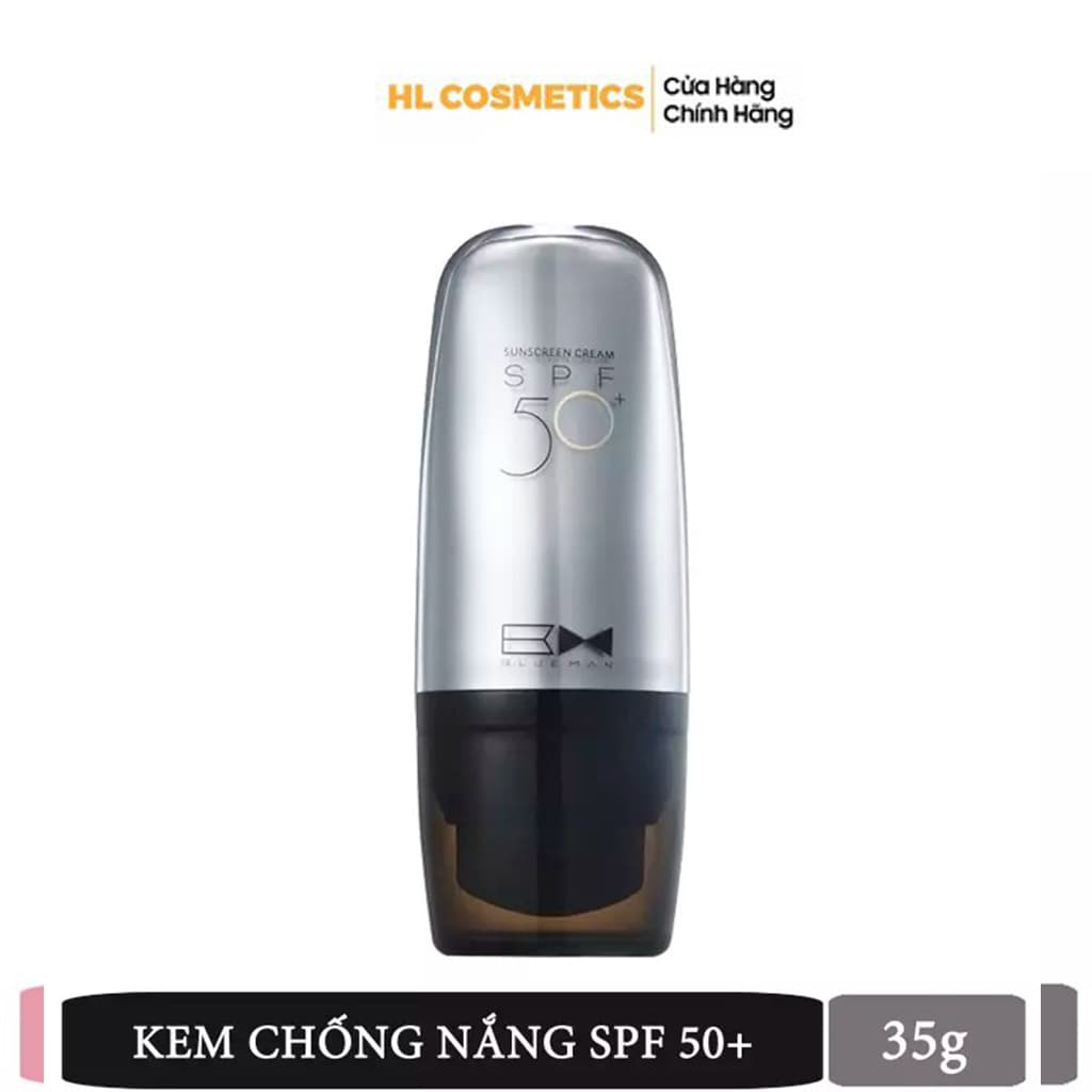 Kem Chống Nắng Nam BLUEMAN Chính Hãng SPF 50+ Chống Nước Nhẹ Không Chứa Cồn (35g) ZL15020502
