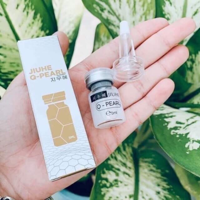 [HCM]Serum giảm thâm ngọc trai JIUHE Q-pearl Hàn quốc 5ml- giảm thâm dưỡng trắng phục hồi tái tạo làn da lão hóa chai sạn