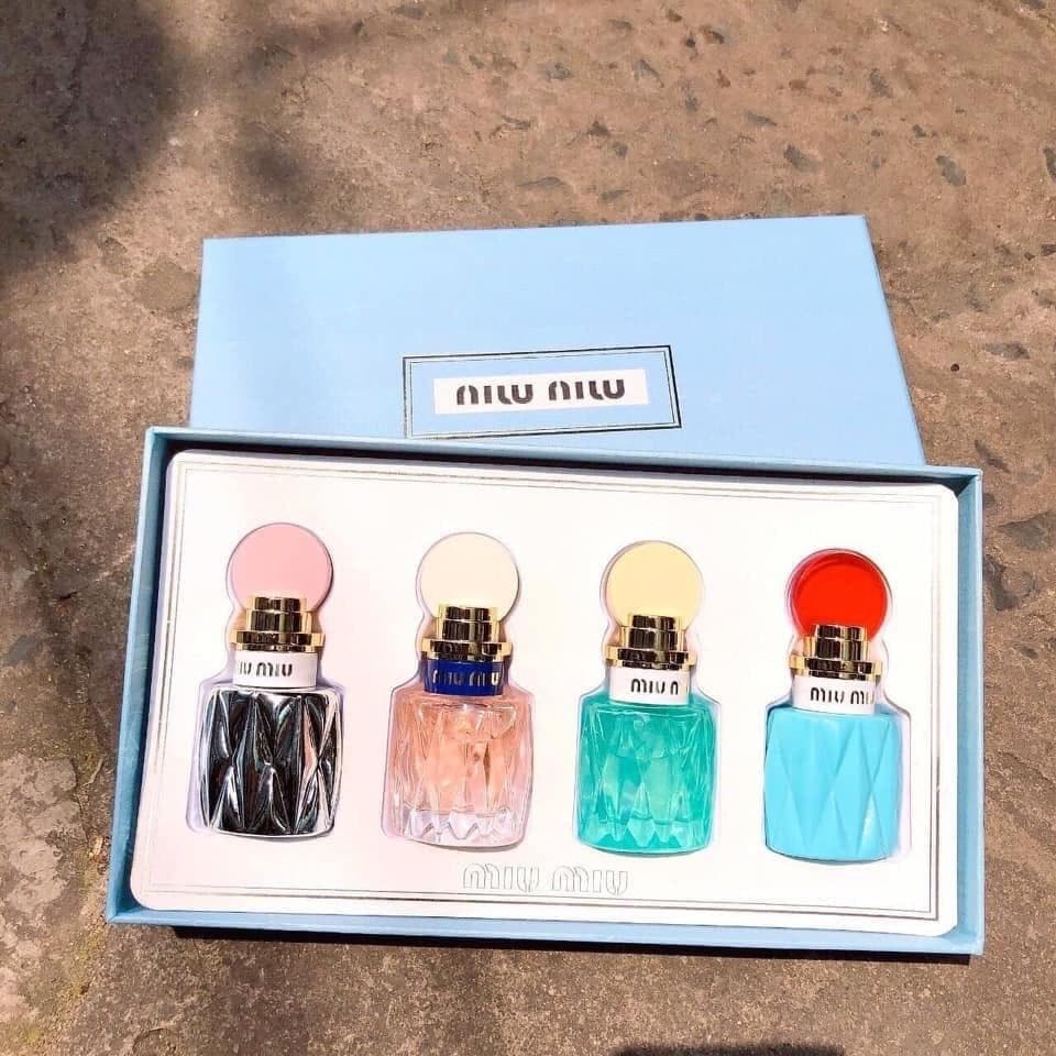 Bộ 4 chai nước hoa Miumiu cao cấp