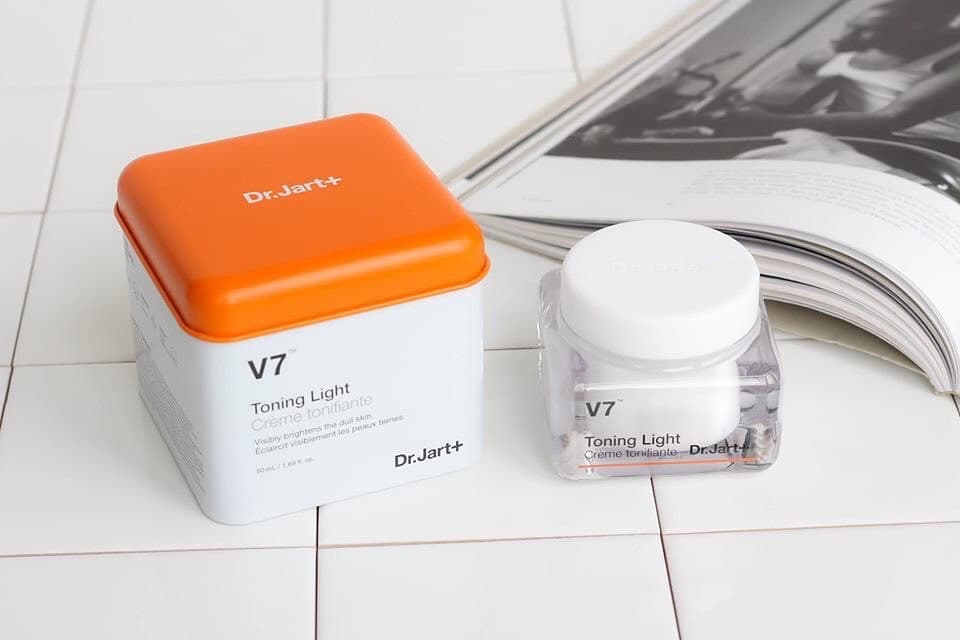 [HCM]KEM DƯỠNG TRẮNG VÀ TÁI TẠO DA V7 DR.JART TONING LIGHT HÀN QUỐC 50ml MẪU MỚI 2019
