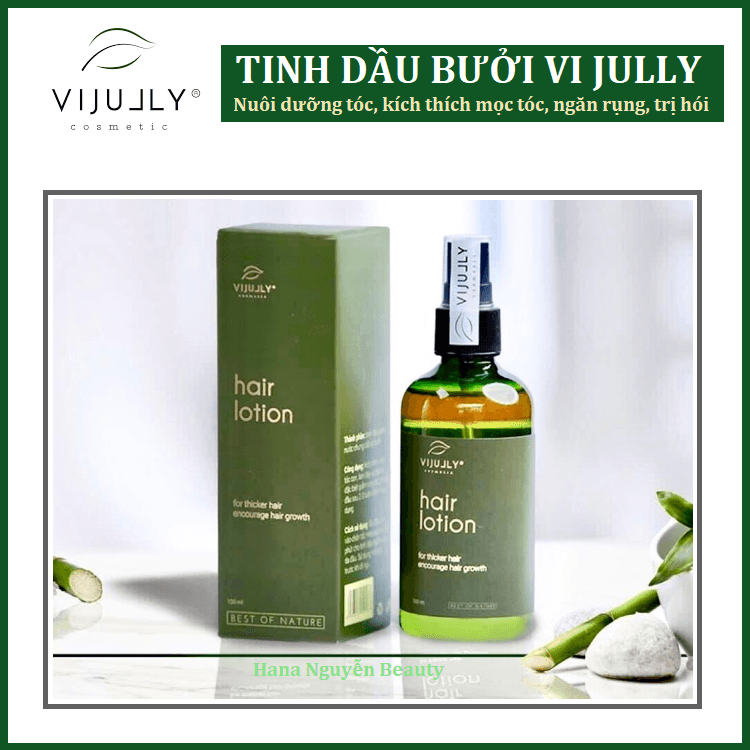 [HCM]Tinh Dầu Bưởi Vi Jully 100ML - giúp nuôi dưỡng tóc kích thích mọc tóc ngăn rụng tóc