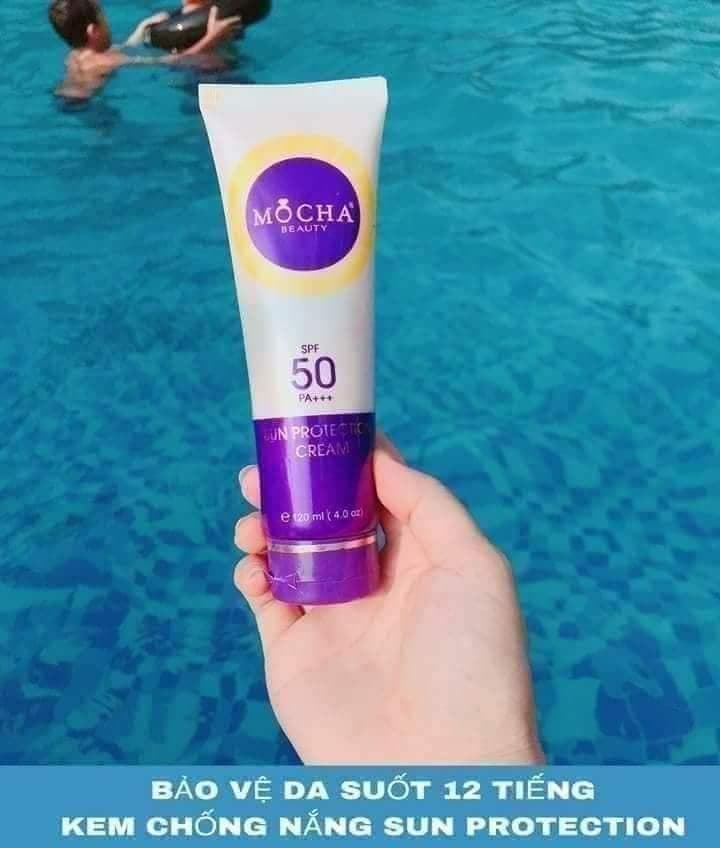 [HCM]KEM CHỐNG NẮNG MOCHA 120ML - Chống nắng kèm dưỡng trắng da
