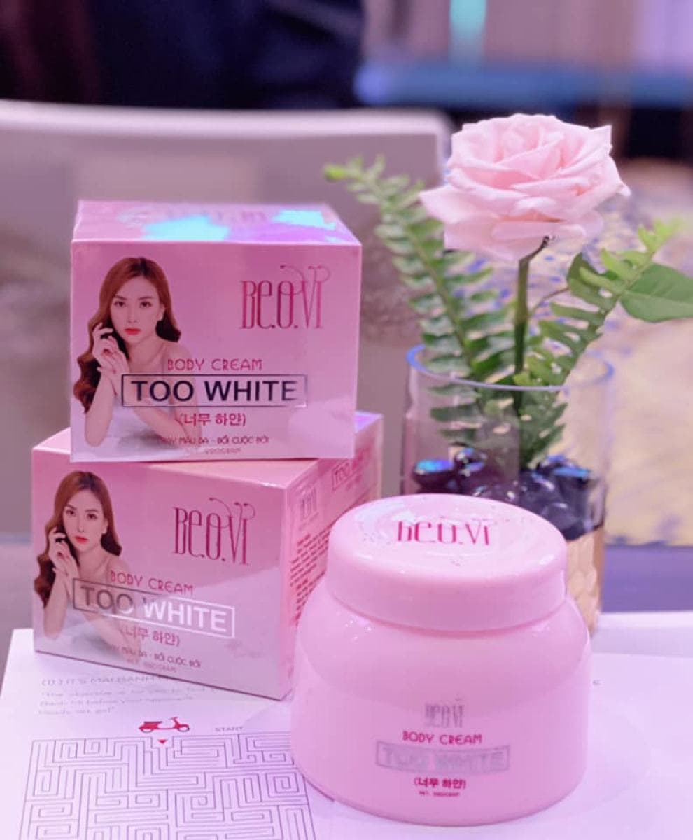 [HCM]CHÍNH HÃNG - Kem Body TOO WHITE - BE.O.VI của Ca sĩ THU THỦY - Kem Body dưỡng da cực trắng