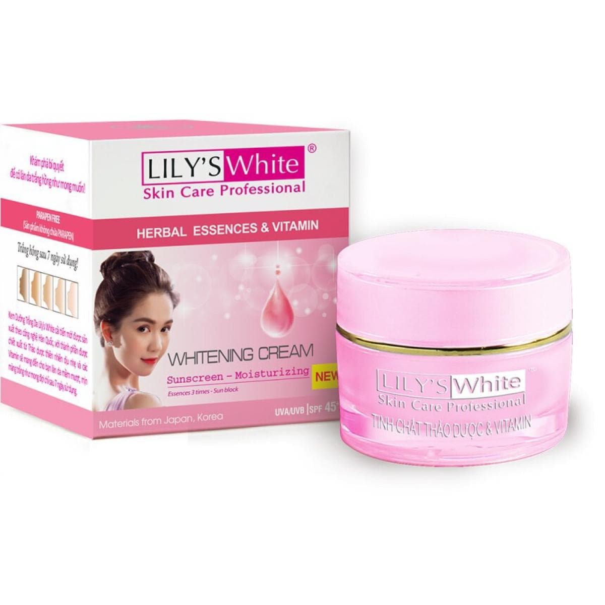 [HCM]Kem dưỡng trắng da Lilys White - Thảo dược ( Chống nắng - Dưỡng ẩm da )