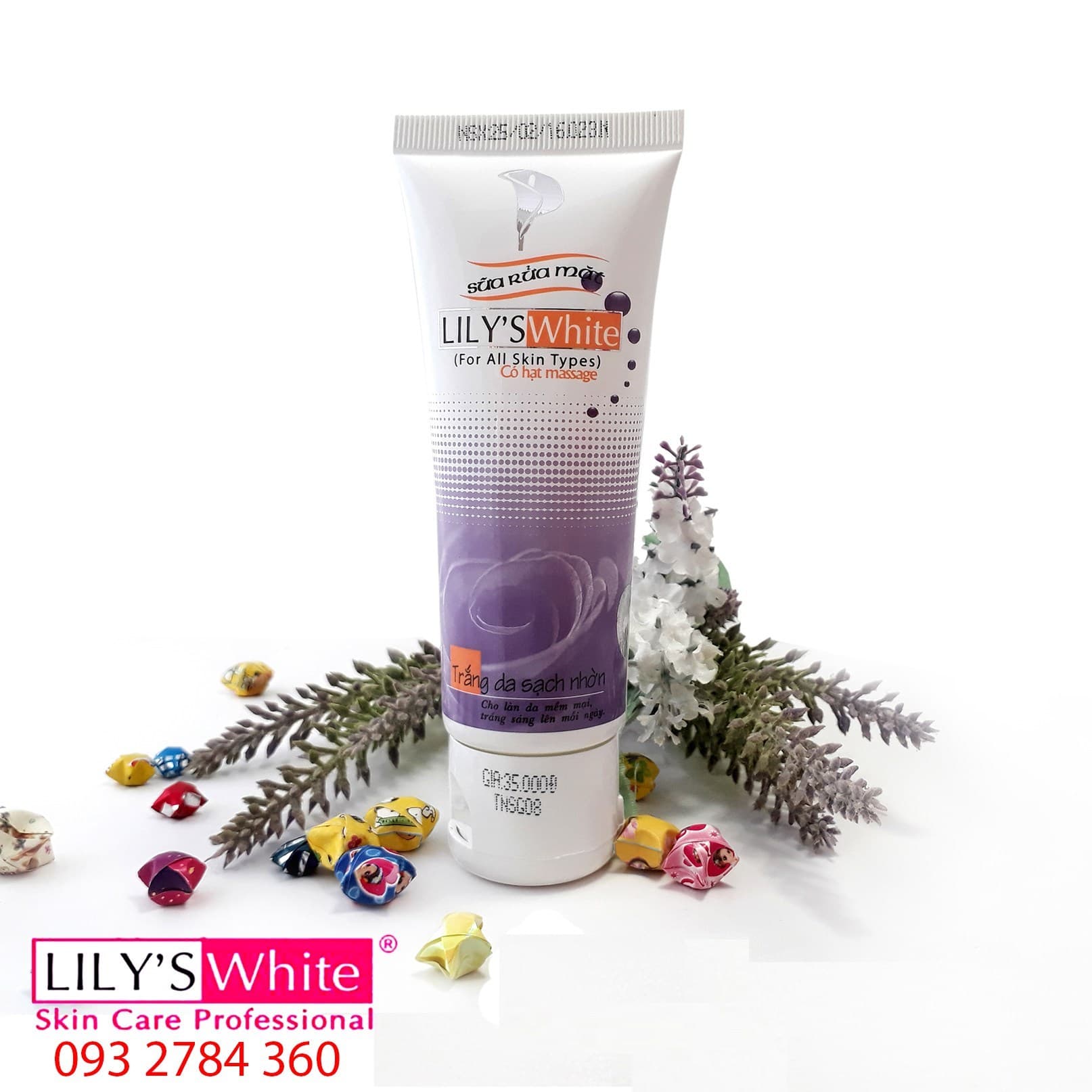 [HCM]Sữa rửa mặt lily’s white cleanser trắng da sạch nhờn
