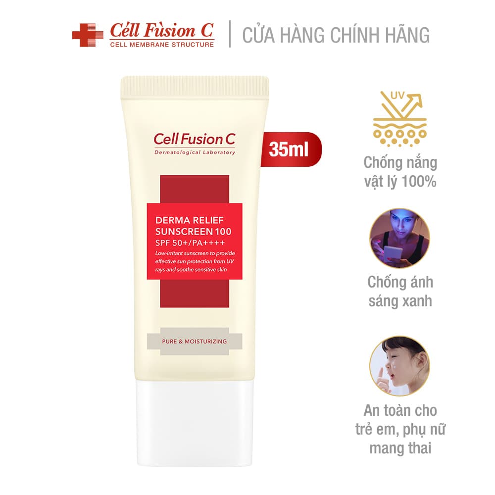[HCM]Kem Chống Nắng Cell Fusion C D&agravenh Cho Da Dầu MụnN&acircng T&ocircng Da 50ML