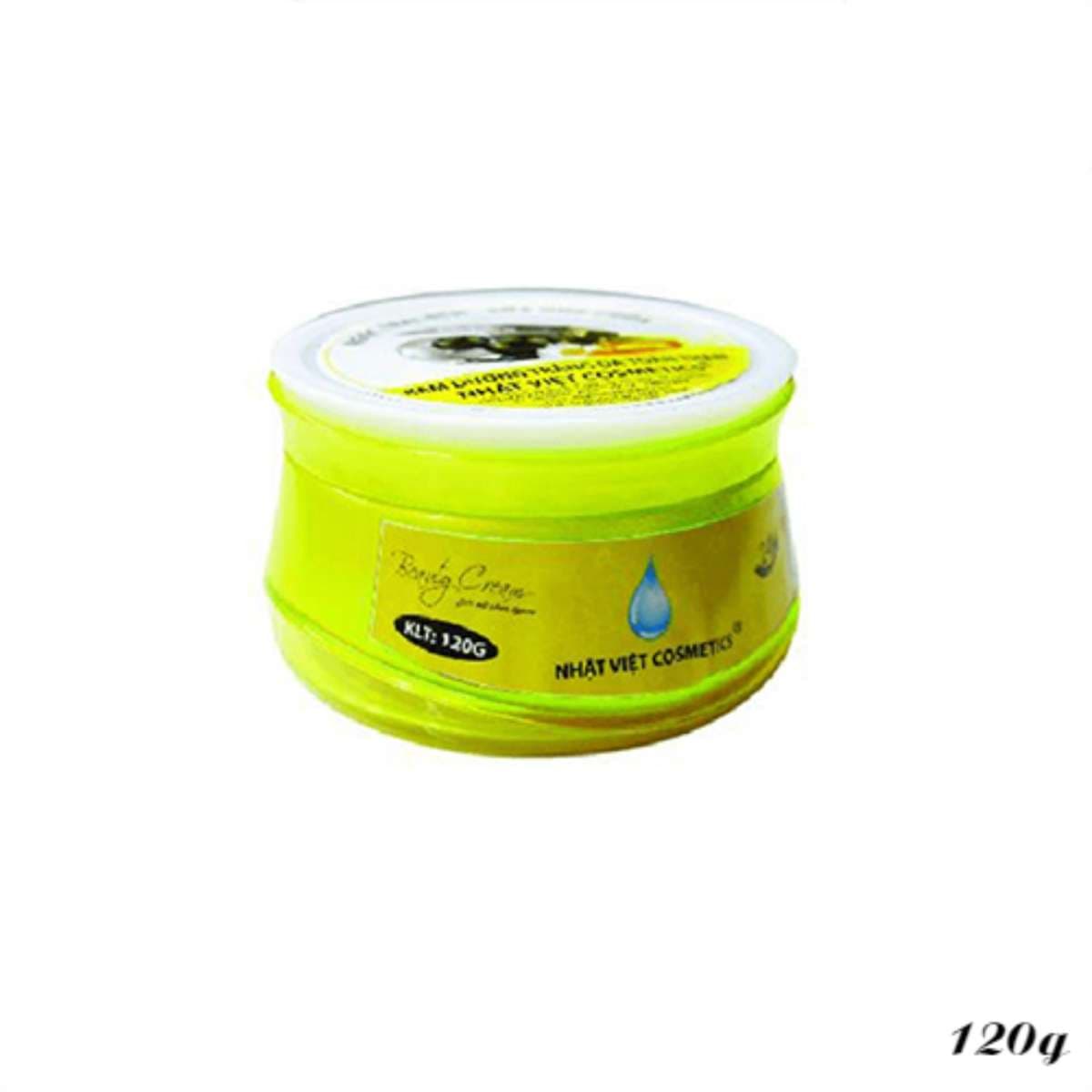 [HCM]Kem Dưỡng Trắng Da Toàn Thân Nhật Việt Ngọc Trai Đen Sữa Ong Chúa (120ml)