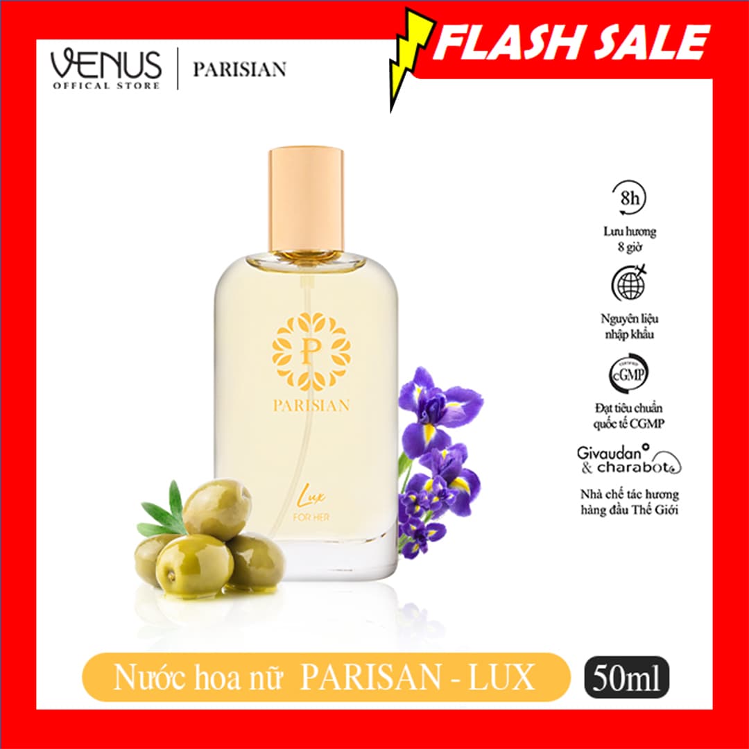 FLASH SALE 50% NƯỚC HOA VENUS PERFUME HOUSE - PARISIAN LUX for HER 50ML