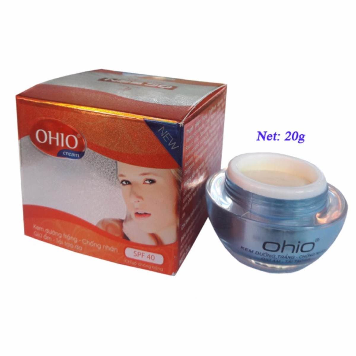 [HCM]Kem dưỡng trắng da chống nhăn giữ ẩm tái tạo da OHIO Ốc Sên New Day (20g)