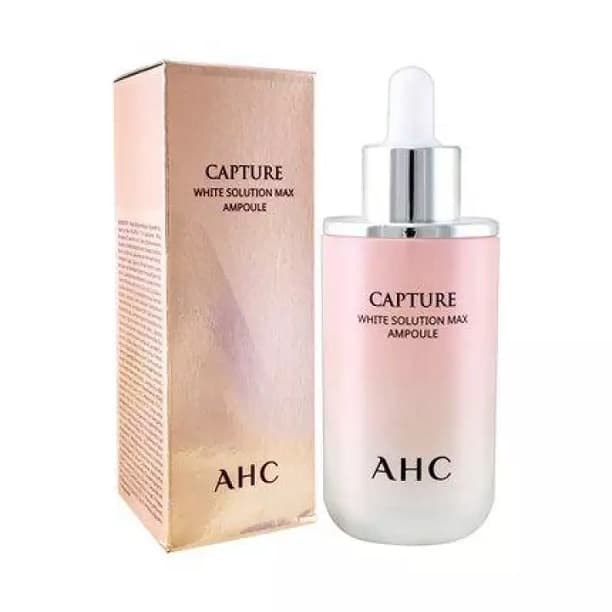[Màu Hồng] Tinh Chất Cấp Ẩm Căng Bóng Da AHC Hồng Capture Solution Max Ampoule Serum 50ml