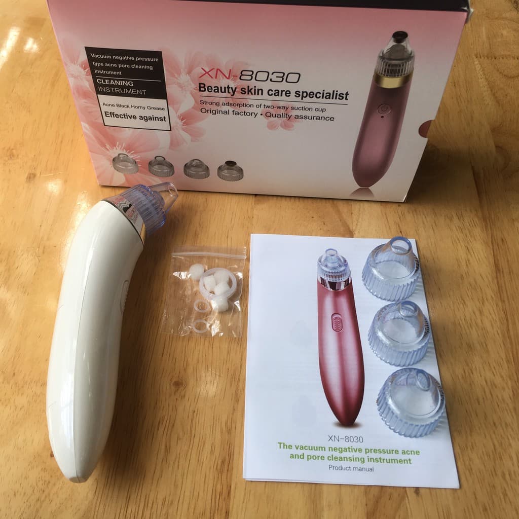 May hut mun dau den mini Máy hút mụn cầm tay hút mụn cám mụn đầu đen cao cấp dưỡng da như tự làm kem dưỡng.