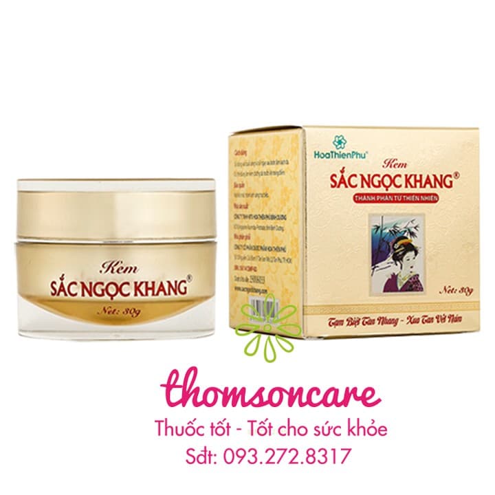 Kem Sắc Ngọc Khang ban đêm - giảm nám tàn nhang chăm sóc da sản phẩm có nguồn gốc xuất xứ rõ ràng sử dụng dễ dàng cam kết hàng nhận được giống với mô tả