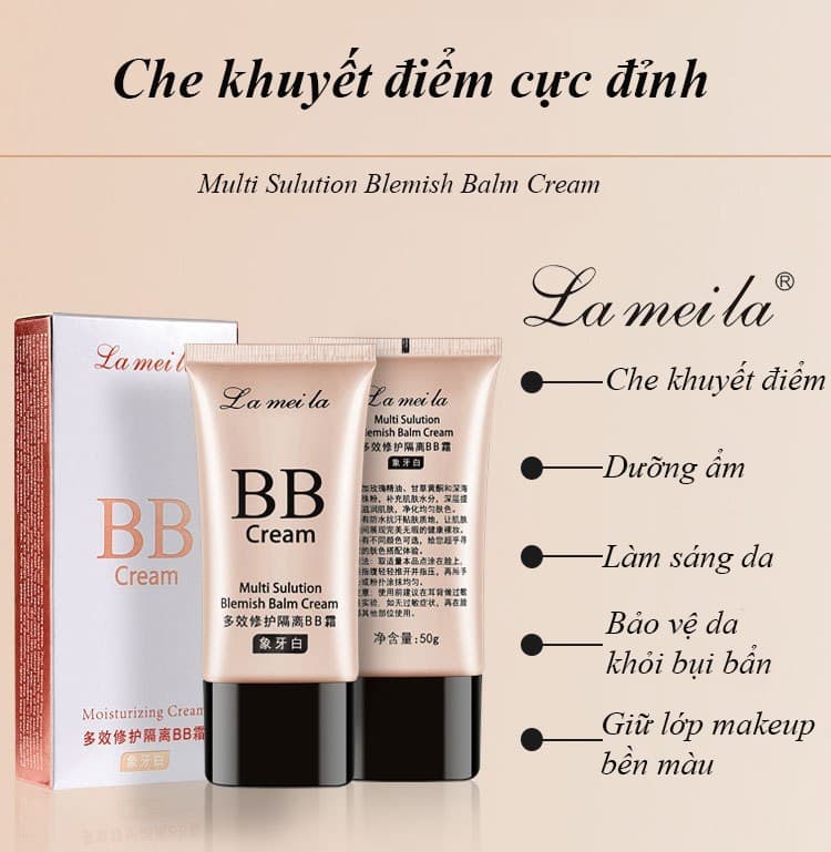 Bộ trang điểm đầy đủ Lameila 8 món cho người mới bắt đầu Kem che khuyết điểm BB + Phấn phủ + Bút tạo khối + Chì kẻ mày + Bút dạ kẻ mắt + Mascara + Phấn mắt + Son set trang điểm thời thượng bộ makeup chuyên nghiệp TK-BT282