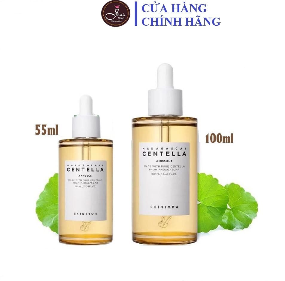 [HCM]SALE- Tinh Chất Rau Má Giảm Mụn Phục Hồi Da Làm Mờ Vết Thâm Skin1004 Madagascar Centella Asiatica 100 Ampoule 55ml Và 100ml