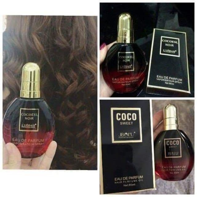 Combo 2 Chai Tinh Dầu Dưỡng Tóc Coco Noir 80ml Hương Nước Hoa Phục Hồi Chăm Sóc Tóc