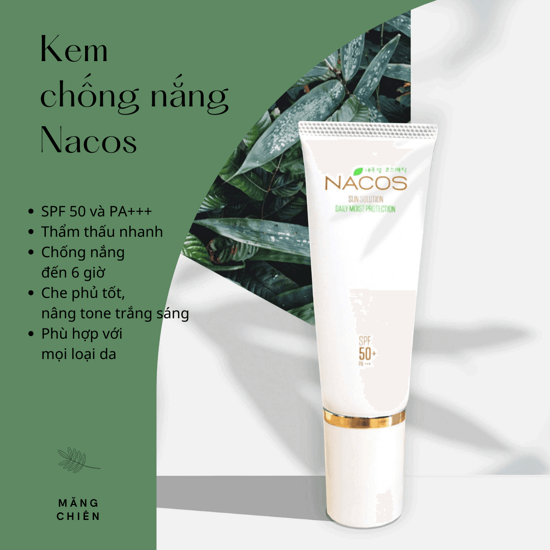Kem Chống Nắng Nacos