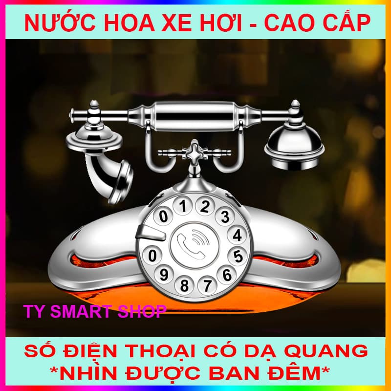 [ĐẸP SANG] Nước Hoa Ô Tô Cao Cấp Carlox Phone Có Bảng Ghi Số Điện Thoại Nước Hoa Từ Thiên Nhiên Hương Thơm Nhẹ Nhàng Tinh Tế Thơm Mát Sang Trọng Thể Tích 60ml TY SMART SHOP