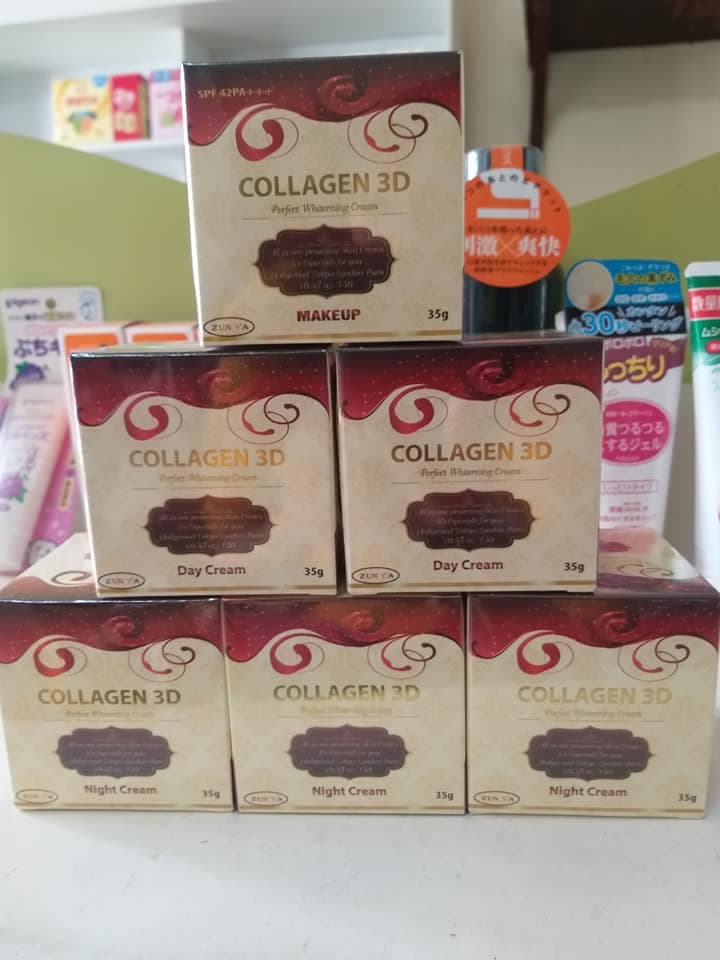 Kem dưỡng da trị mụn nám tàn nhang Collagen 3D Nhật Bản