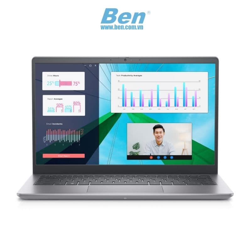 Laptop Dell Vostro 3430 ( V4I3001UB ) | Titan Grey | Core i3 - 1305U | Ram 8Gb | SSD 256GB M.2 PCIe NVMe | 14 inch FHD | Intel UHD Graphics | 3Cell 4
