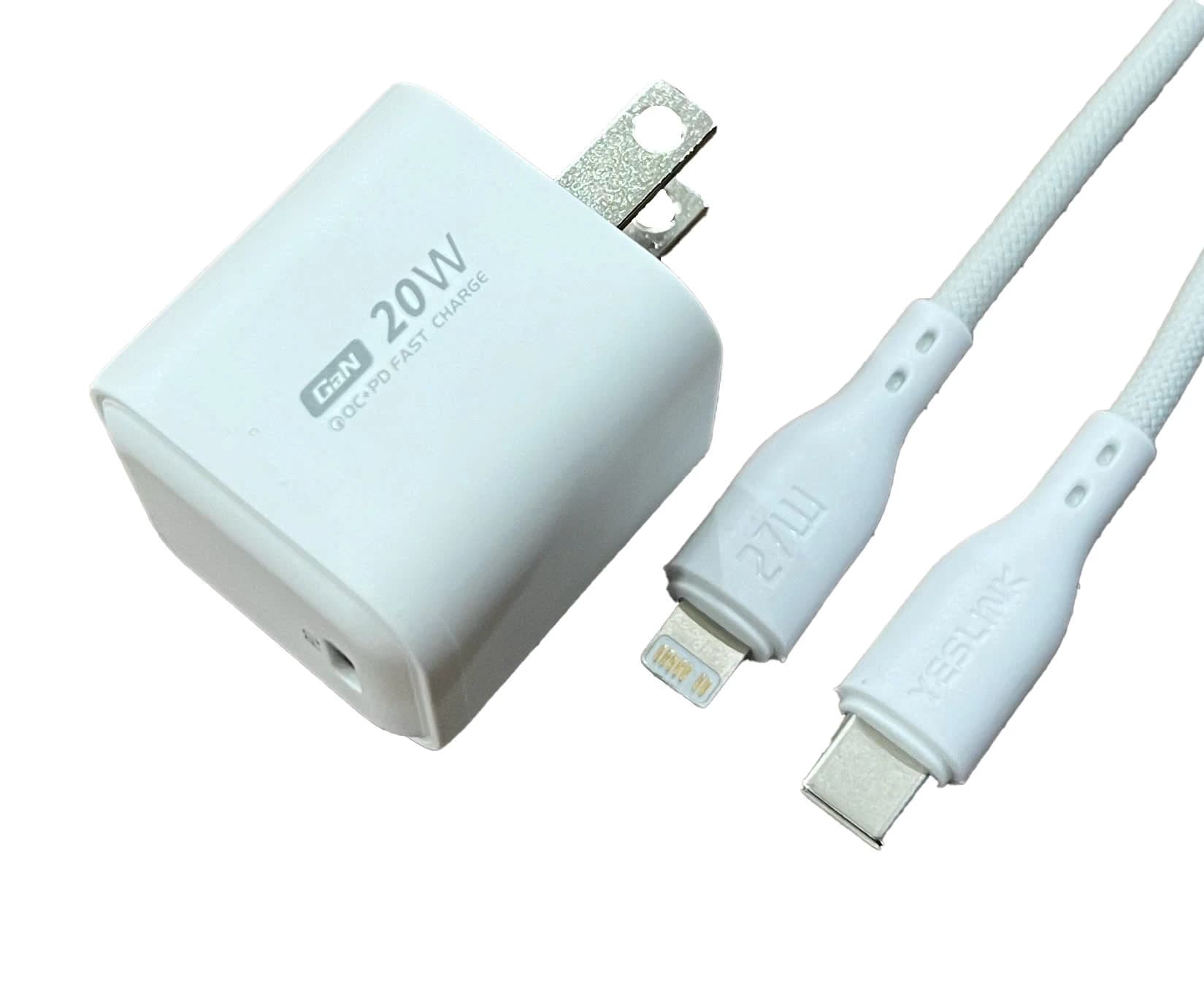 Bộ Sạc Nhanh 20w Yeslink C-Lightning T202