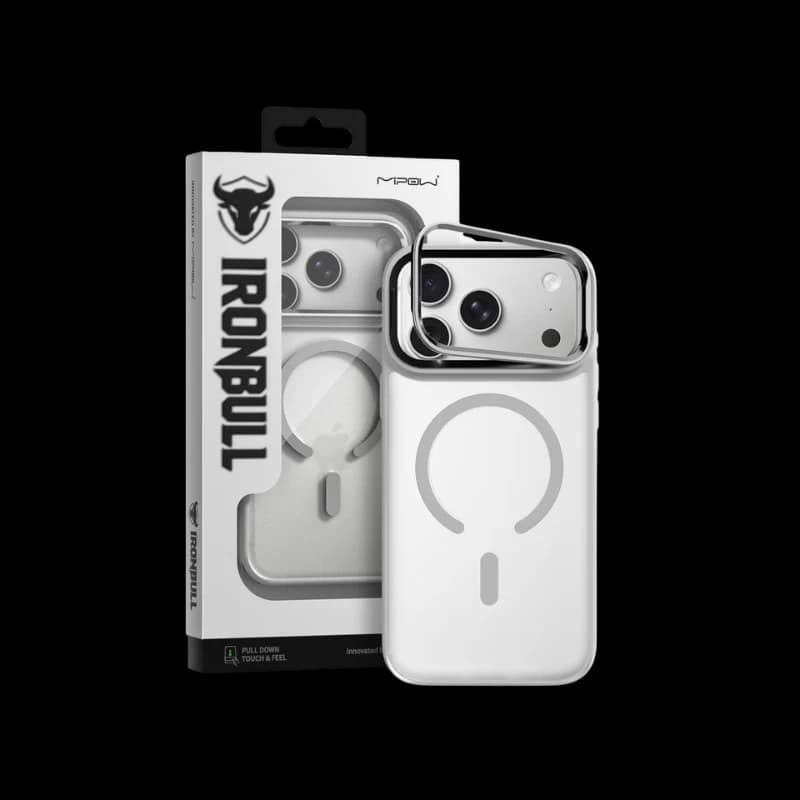 Ốp Magsafe MIPOW IRONBULL MATTEX Camera Stand iPhone 18 Pro Max/17 Pro Max