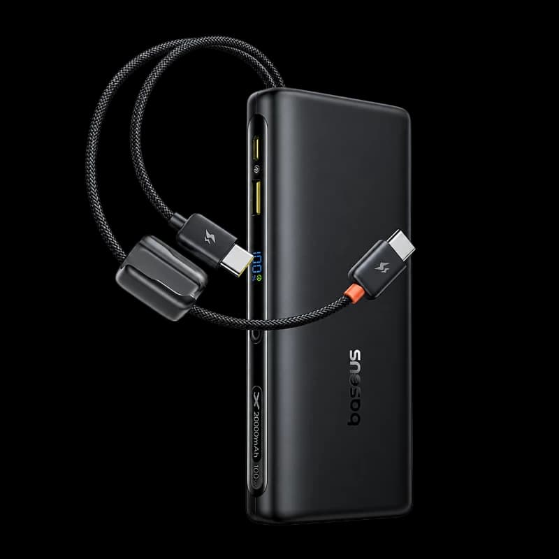 Sạc dự phòng Baseus EnerFill FC41 kèm 2 cáp USB-C 25000mAh 145W