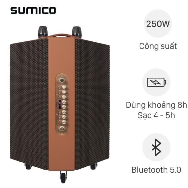 Loa kéo karaoke Sumico Hexagon Plus 250W