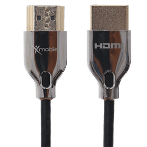 Cáp HDMI 2.0 Slim 2m Xmobile DS139-2TB Đen Bạc