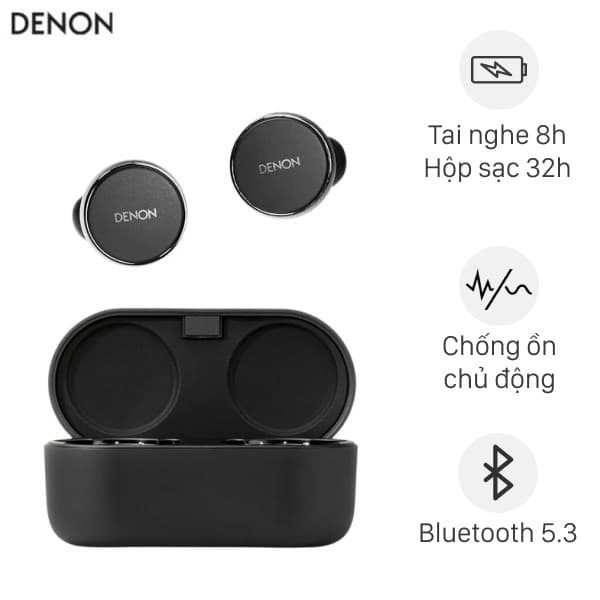 Tai nghe Bluetooth True Wireless Denon Perl Pro AHC15PLBKEM