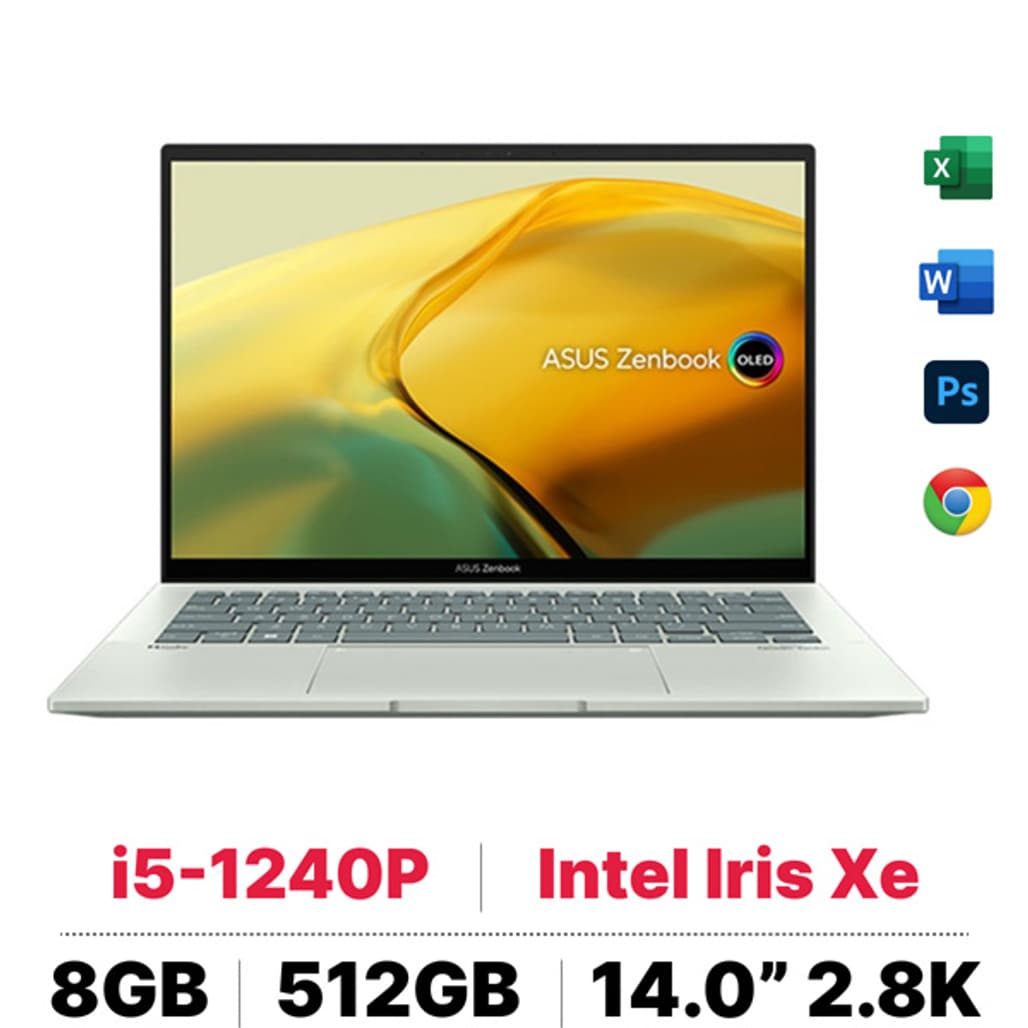 Laptop Asus Zenbook 14 UX3402ZA-KM220W - Cũ Trầy Xước