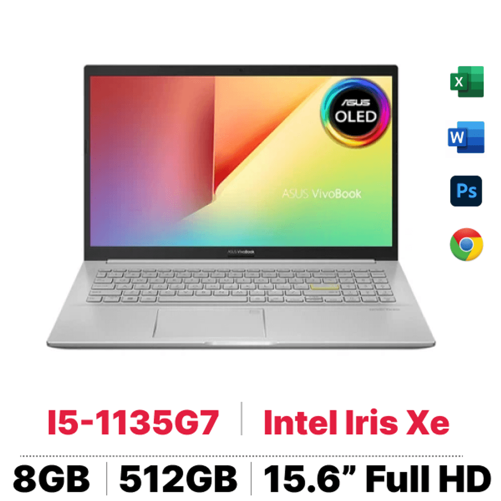 Laptop ASUS Vivobook A515EA-L11970W - Cũ Xước Cấn