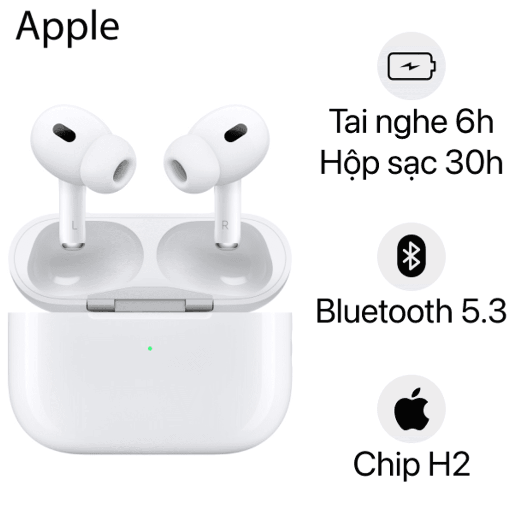Tai nghe Bluetooth Apple AirPods Pro 2 2023 USB-C - Cũ Xước Cấn
