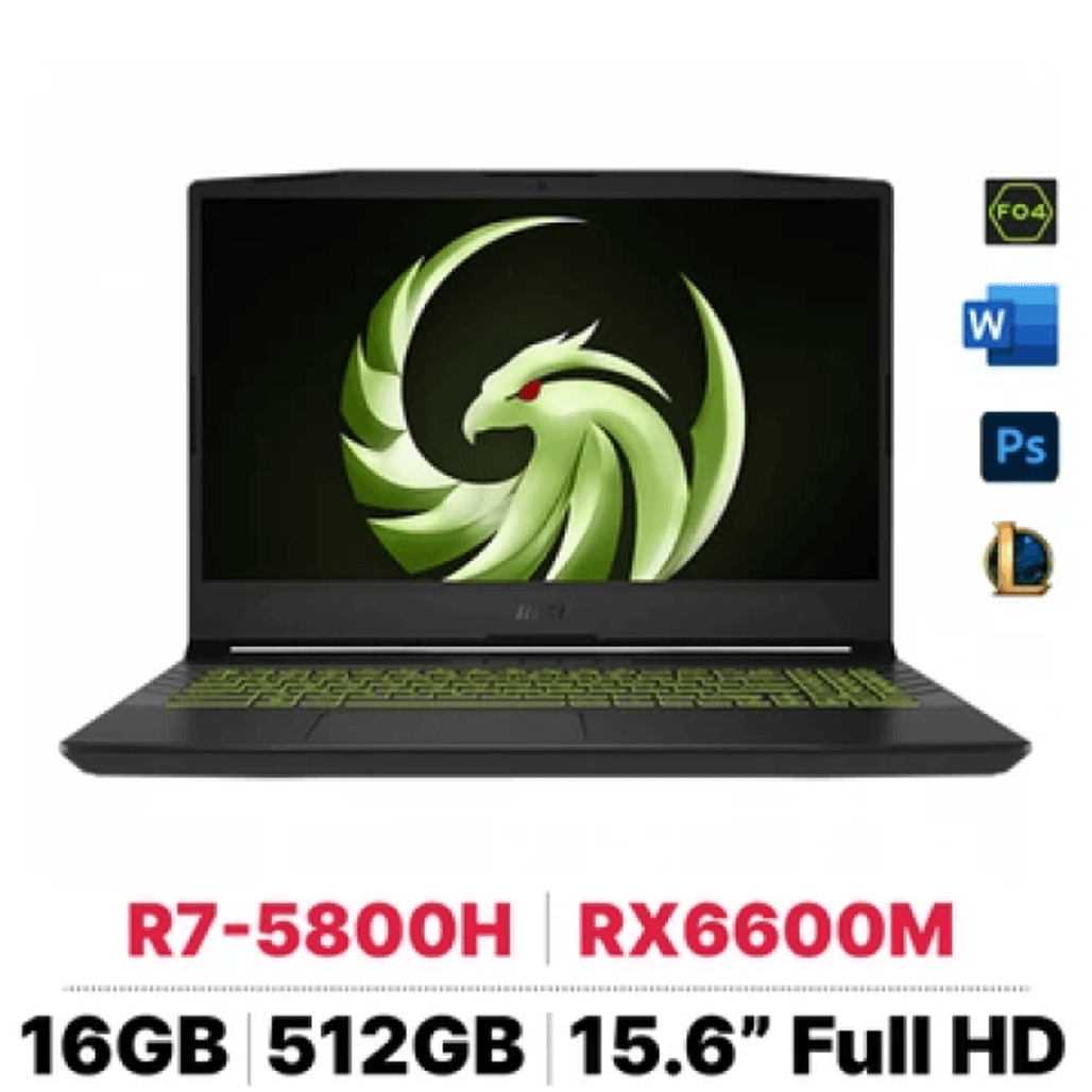 Laptop MSI Gaming Alpha 15 B5EEK-205VN - Cũ Xước Cấn