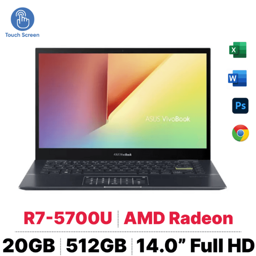 Laptop Asus VivoBook Flip 14 TM420UA-EC182W - Cũ Xước Cấn