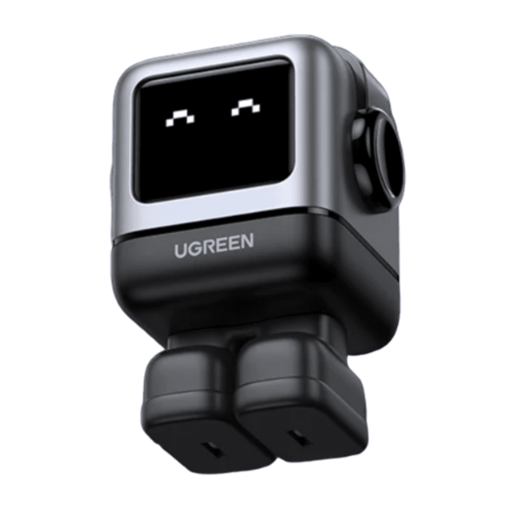 Sạc nhanh Ugreen Robot CD361 3 cổng USB-C và USB-A GaN 65W