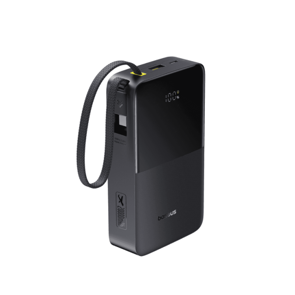 Pin dự phòng Baseus Enerfill Bipow 2 Pro màn hình số 20.000mAh 22.5W kèm cáp