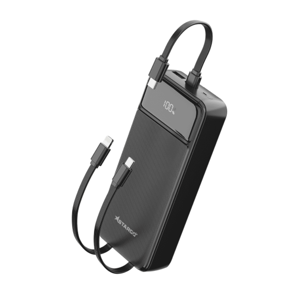 Pin dự phòng StarGO Gem Power 20000mAh 22.5W tích hợp cáp 2C+1L