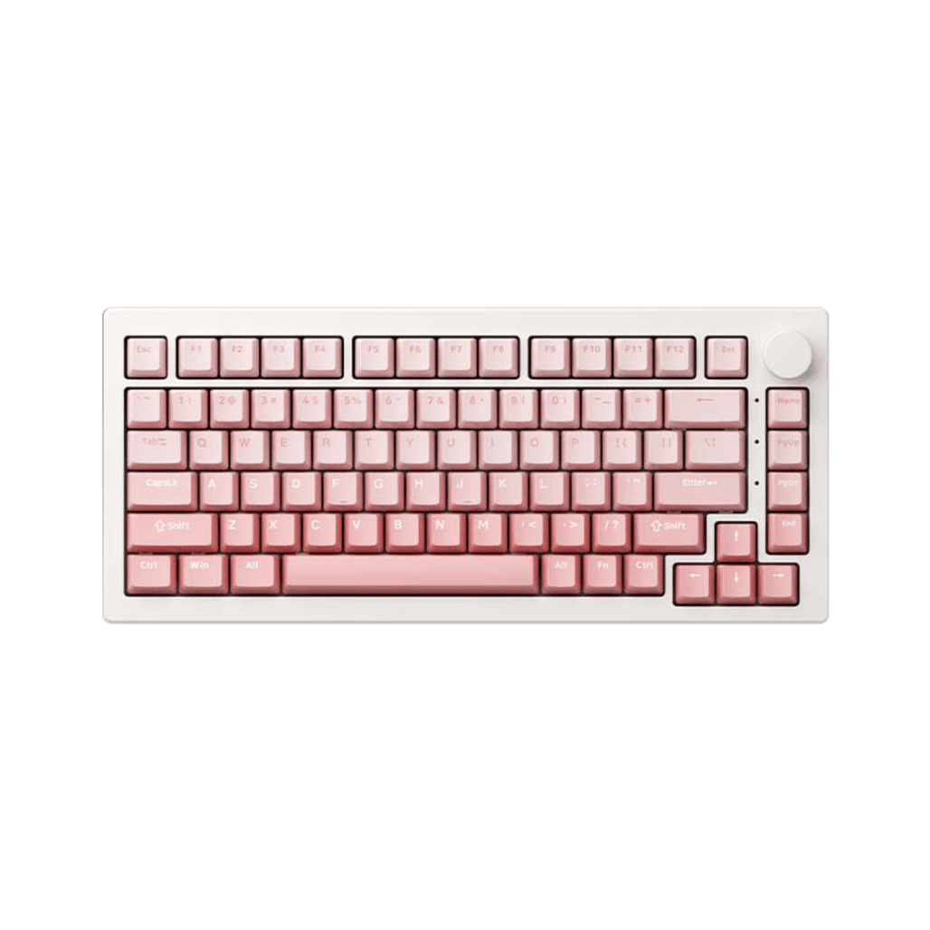 Bàn phím cơ không dây Bluetooth Akko 5075 V3 White+Pink Gradient