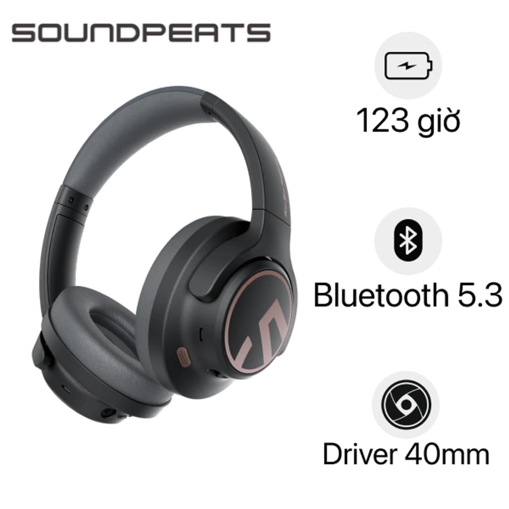 Tai nghe chụp tai Soundpeats Space