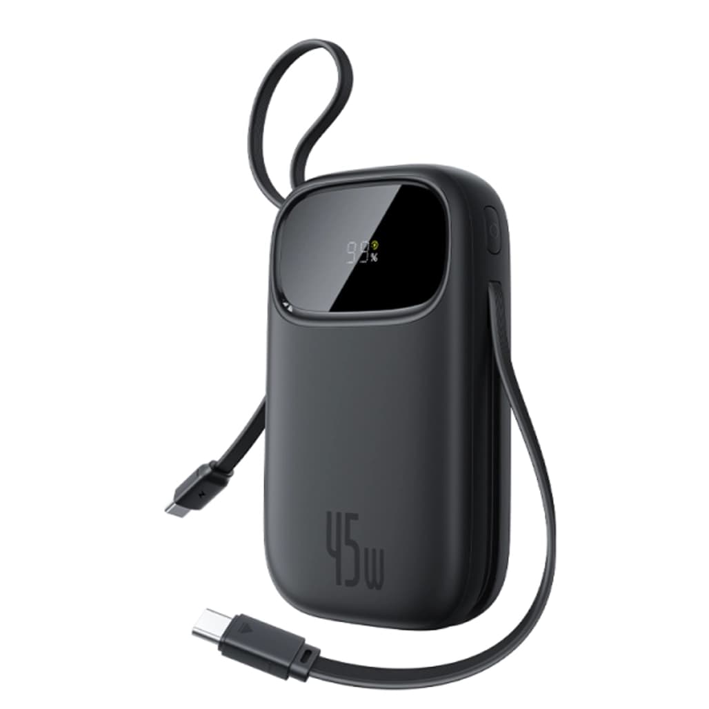 Pin sạc dự phòng Baseus Qpow 3 Digital Display 10000mAh 45W tích hợp cáp đôi Type-C FC31