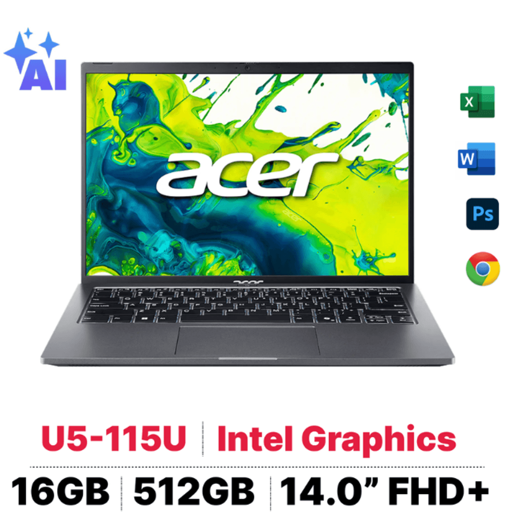 Laptop Acer Aspire Go 14 AI AG14-71M-52LH NX.JF5SV.001 - Cũ Xước Cấn