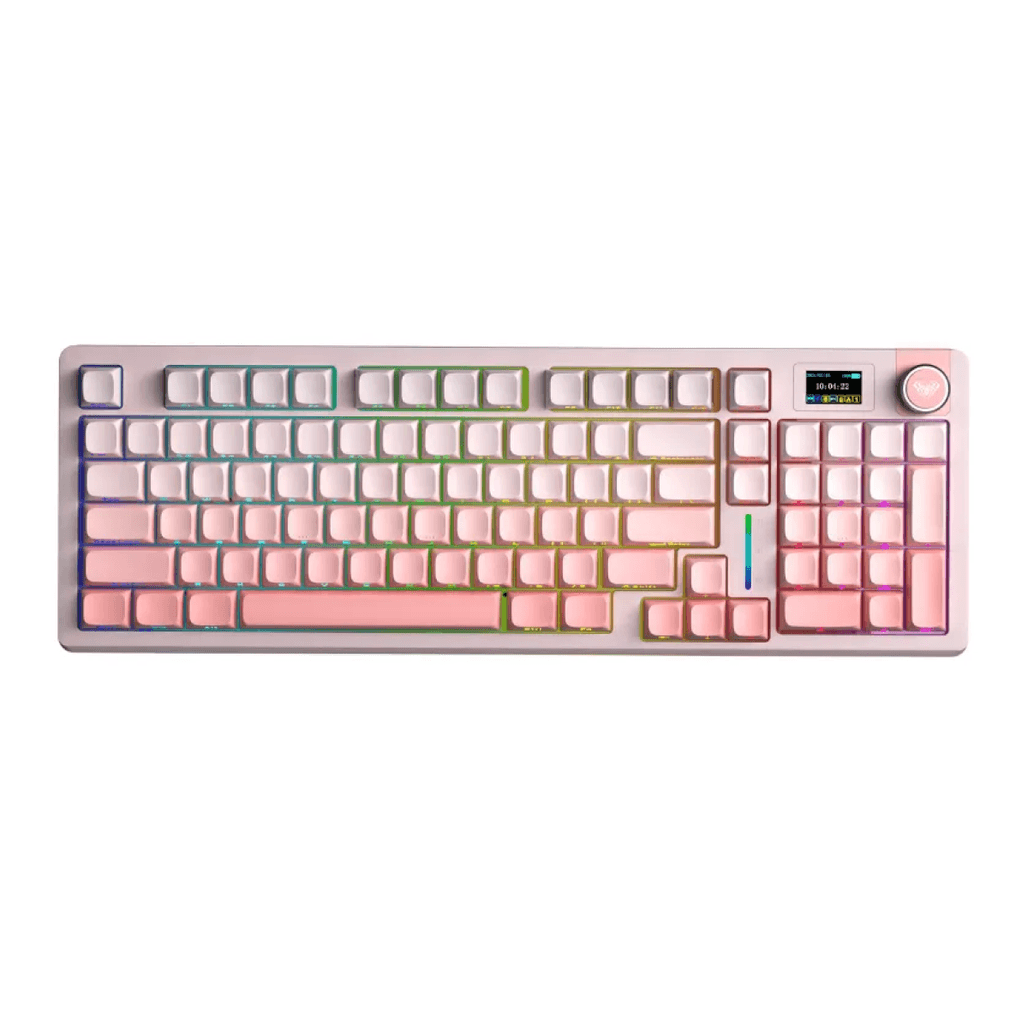 Bàn phím cơ không dây AULA S98 Pro Hồng Gradient