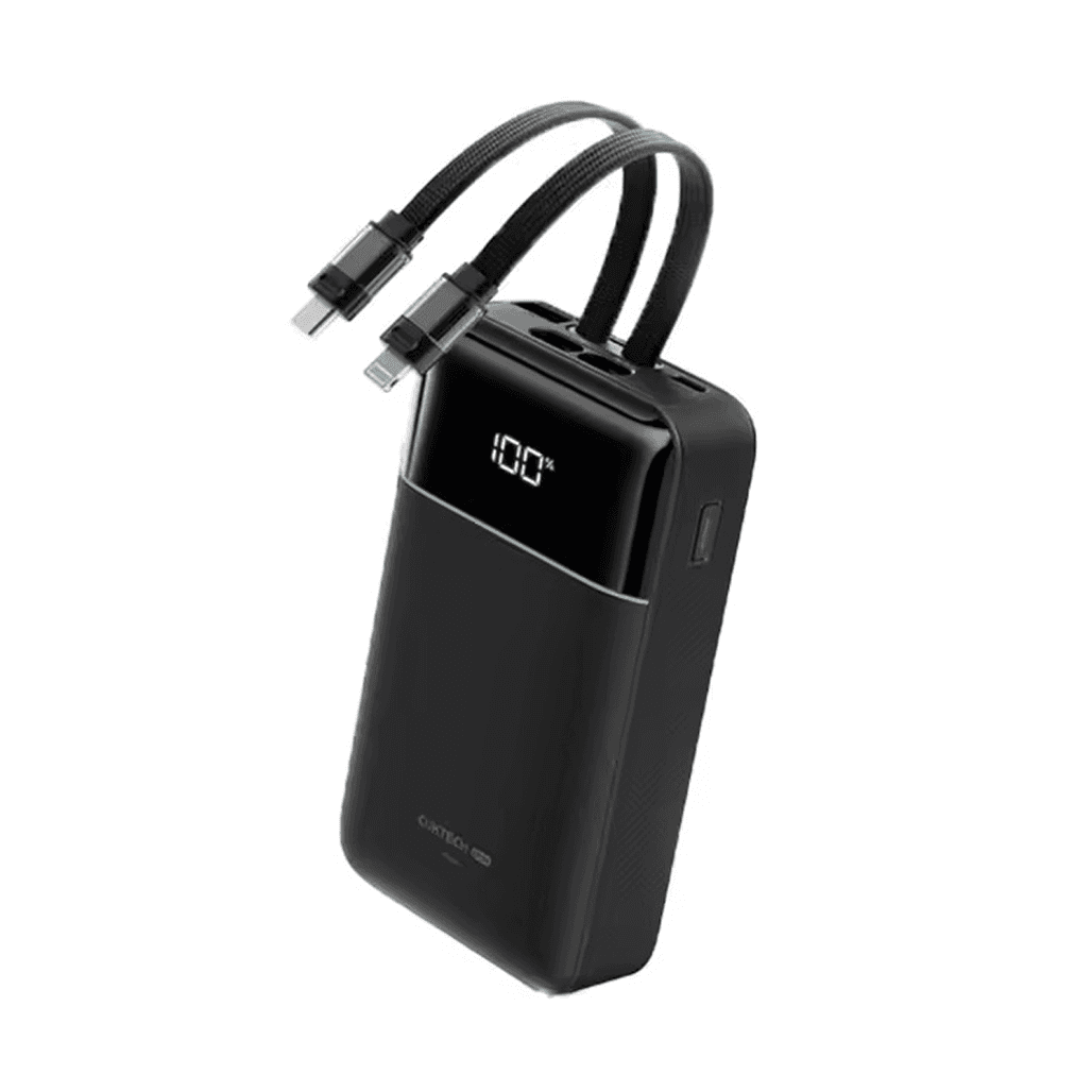 Pin dự phòng Cuktech CP24 1A1C 20000mAh 40W tích hợp cáp C+L LPB200NL