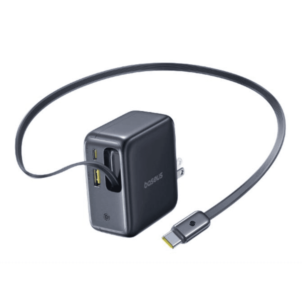Sạc Baseus Enercore 2C+U (cáp USB-C rút gọn) 100W US/JP CJ11