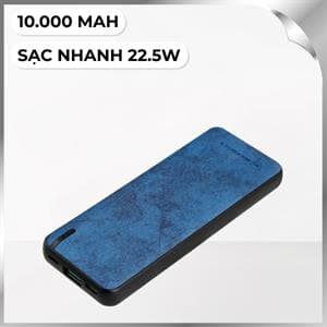 Pin sạc dự phòng Polymer 10.000 mAh PD QC 22.5W MicroPack AntibacTerial Power Store 1020 PB1020 - Xanh Navy
