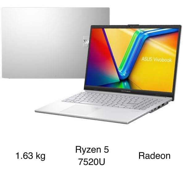 Asus Vivobook Go 15 E1504FA - NJ776W (R5 7520U, 16GB, 512GB, Full HD, Win11)