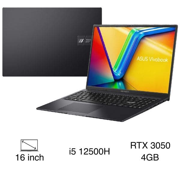 Asus Gaming Vivobook K3605ZC - RP629W (i5 12500H, 16GB, 512GB, RTX 3050 4GB, WUXGA 144Hz, Win11)