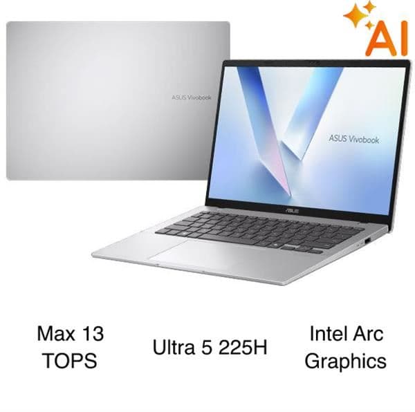 Asus Vivobook 14 A1407CA - LY008WS (Ultra 5 225H, 16GB, 512GB, WUXGA, OfficeH24+365, Win11)